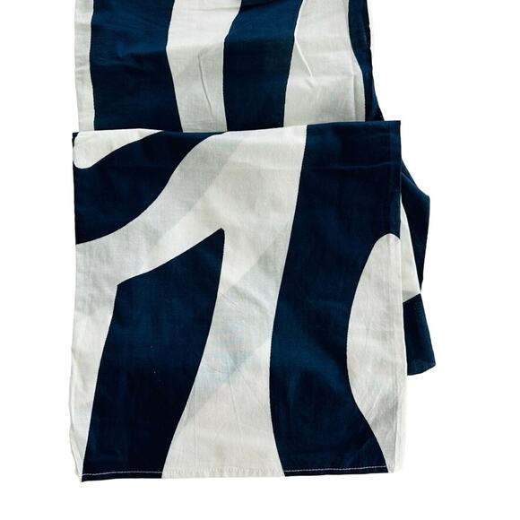 Milly Cabana Cover Up Pant Blue White Cotton Size Large Wide Leg Beach - Picture 6 of 7